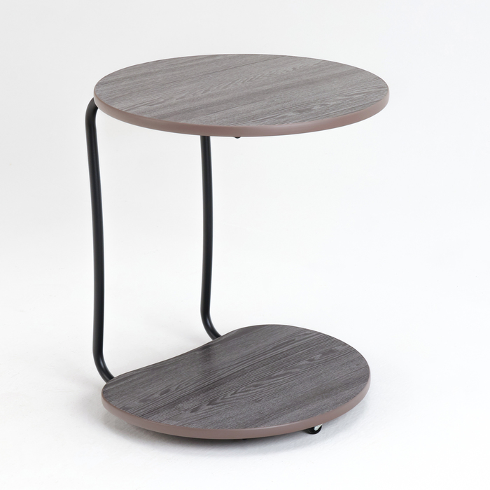 Столик подкатной АРНО, 470x480x565, ясень черный мебелик подкатной столик акцент 2 орех