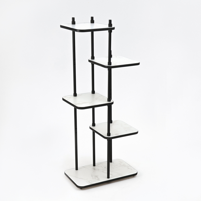 

Подставка для цветов LAKSI ЮНА, 288x503x1175, черный/сабия