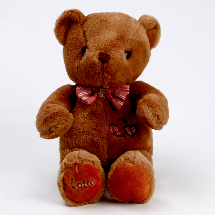 Мягкая игрушка «Медведь» с бантом и сердцем, 39 см медведь с бантом 25 см беж