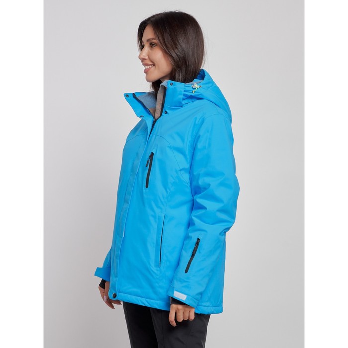Куртка горнолыжная женская зимняя, размер 56, цвет синий