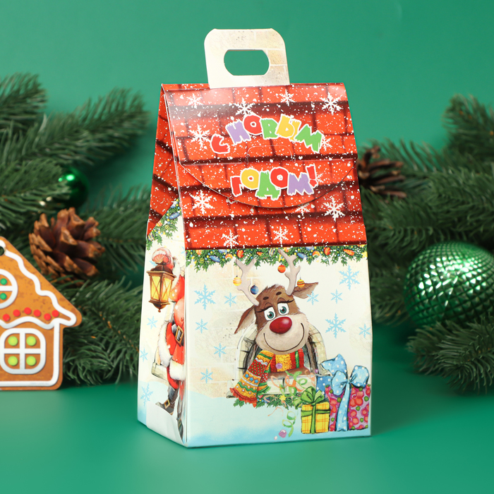 Конфеты шоколадные с кремовой начинкой «VivaChoco Рождественские истории», ассорти, 130 г новогодний подарок шоколадные истории 600 г конти