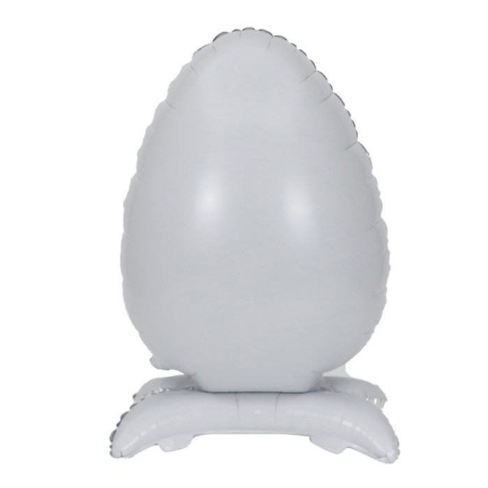 Шар фольгированный 30 «Яйцо пасхальное», на подставке, белый яйцо пасхальное на подставке ифз нева первоцветы 8 2 см фарфор