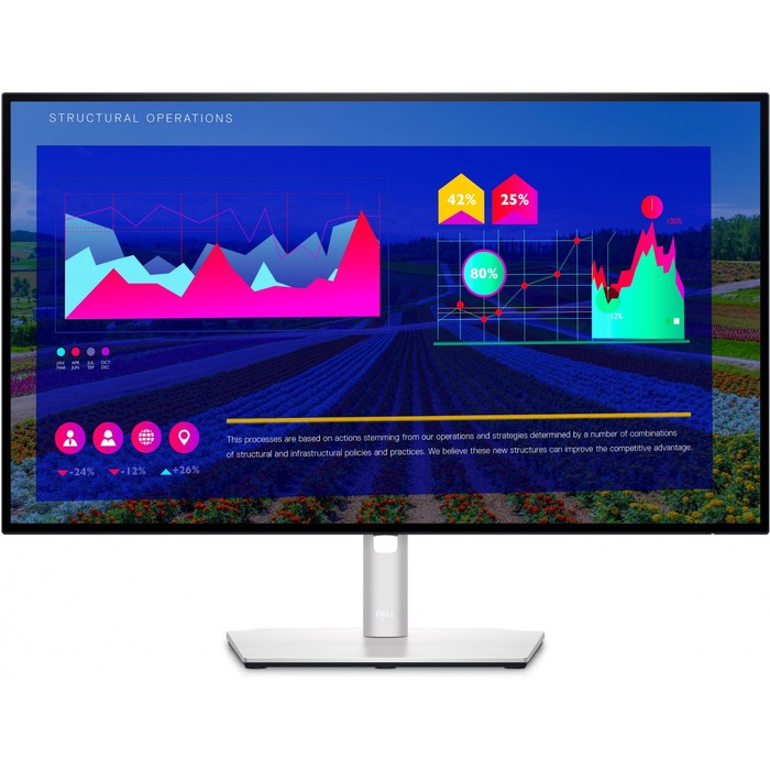 

Монитор Dell 27" UltraSharp U2722D черный IPS LED 5ms 16:9 HDMI матовая HAS Piv 1000:1 350cd 10046