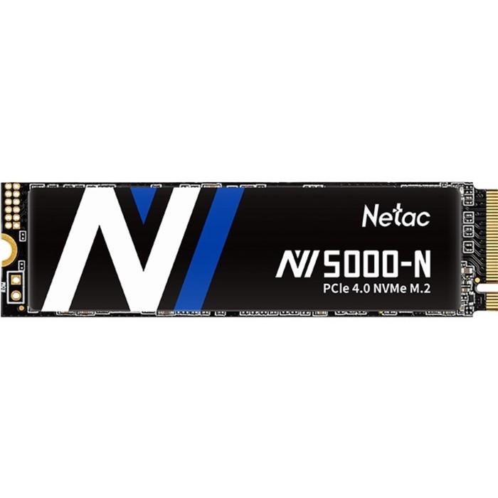 Накопитель SSD Netac PCIe 4.0 x4 1TB NT01NV5000N-1T0-E4X NV5000-N M.2 2280 накопитель ssd netac m 2 2280 nv2000 nvme pcie 512gb nt01nv2000 512 e4x