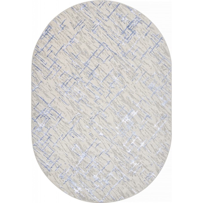 

Ковёр овальный Merinos Liman, размер 160x300 см, цвет cream-blue