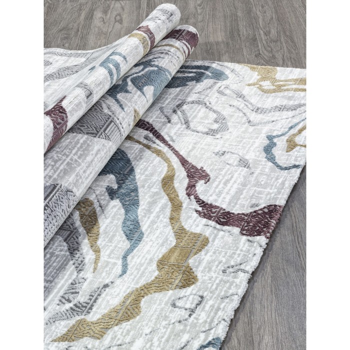 

Ковёр прямоугольный Panama pn039g, размер 195x290 см, цвет grey-grey