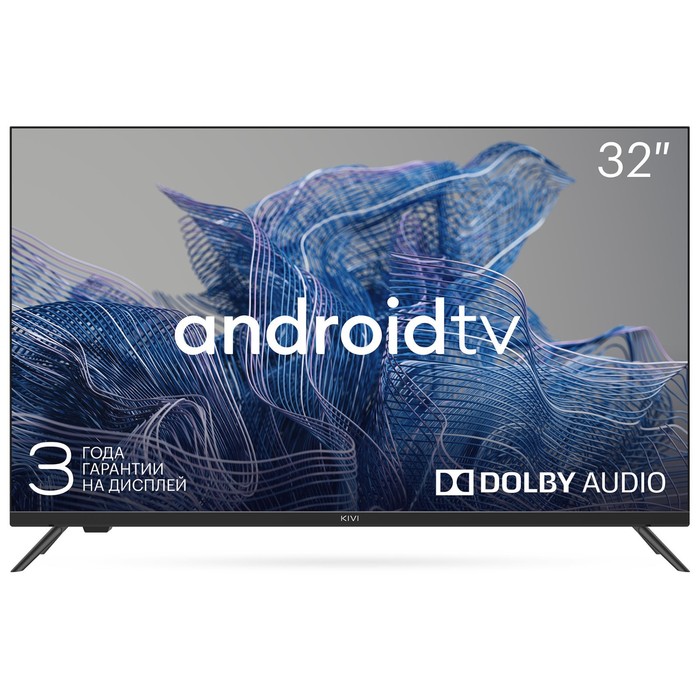 

Телевизор LED Kivi 32" 32H740NB черный HD 60Hz DVB-T2 DVB-C USB WiFi Smart TV