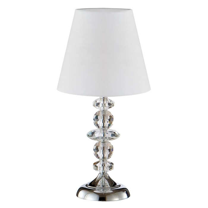 Настольная лампа Crystal Lux, Armando chrome 0180/501, E14, 1х60 Вт, 44х22х22 см, цвет хром