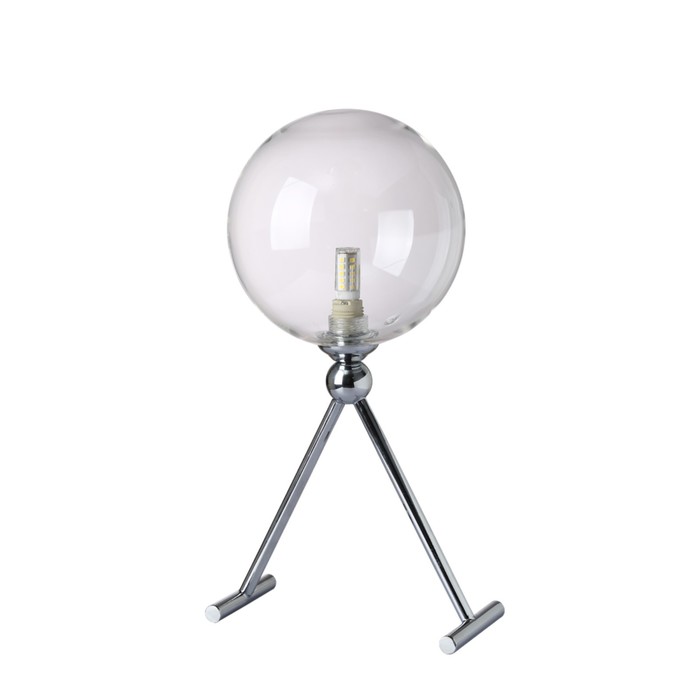 

Настольная лампа Crystal Lux, Fabricio 0550/501, G9, 1х7 Вт, 32х24х15 см, цвет хром