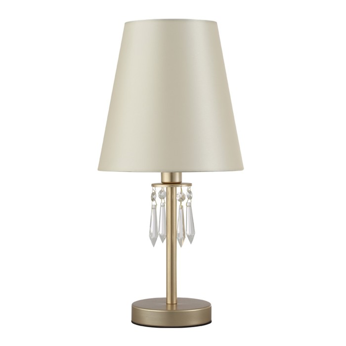 

Настольная лампа Crystal Lux, Renata 3591/501, E14, 1х60 Вт, 43х22х22 см, цвет золотой