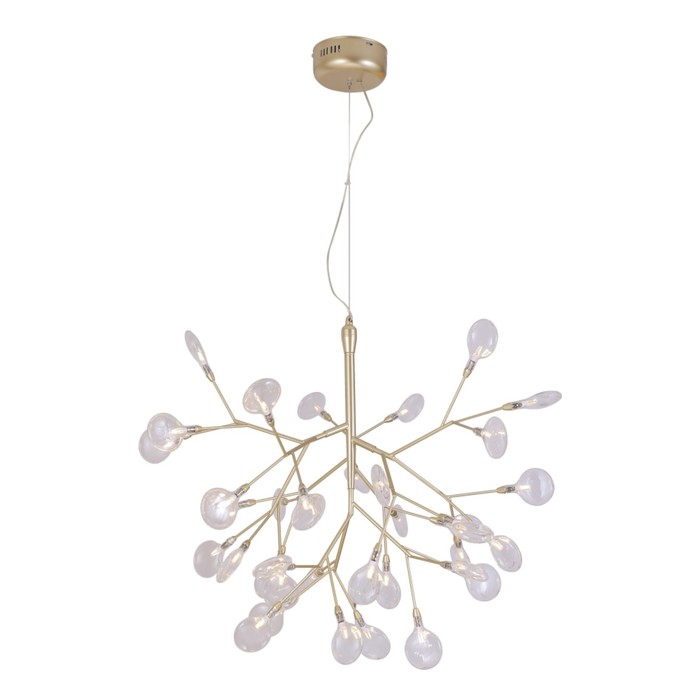 

Светильник подвесной Crystal Lux, Evita 1692/236, G4, 36х1 Вт, 60х72х72 см, цвет золотой