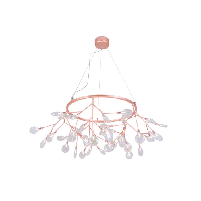 

Светильник подвесной Crystal Lux, Evita 1693/245D, G4, 45х1 Вт, 40х105х105 см, цвет хром