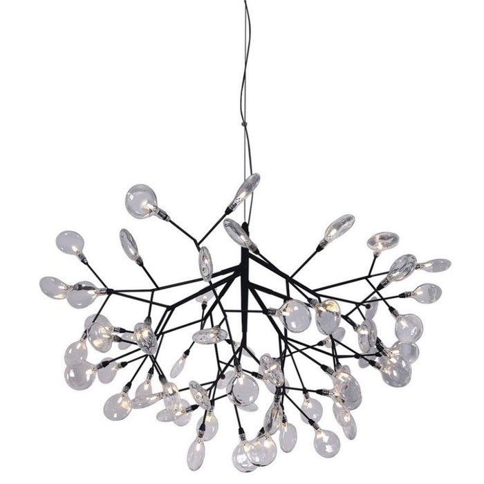 

Светильник подвесной Crystal Lux, Evita 1690/263, G4, 63х1 Вт, 72х98х98 см, цвет чёрный