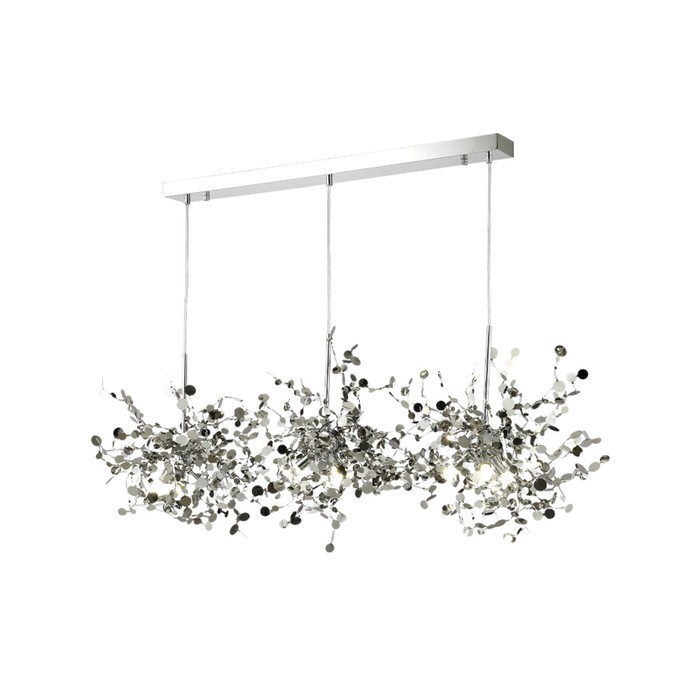 

Светильник подвесной Crystal Lux, Garden 1861/209, G9, 9х8 Вт,120 см, цвет хром