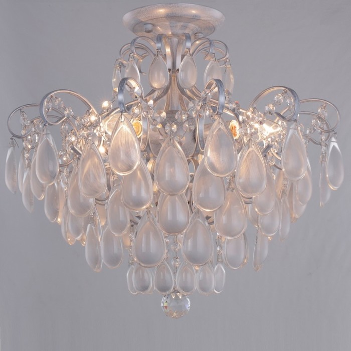 

Светильник потолочный Crystal Lux, Sevilia 2941/104, E14, 4х60 Вт, 42,3х24х47,4 см, цвет белый
