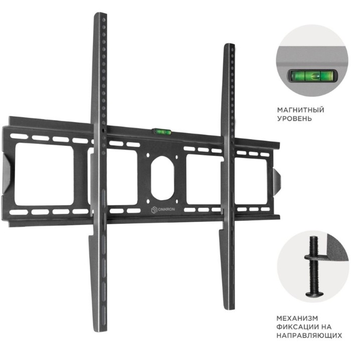 фото Кронштейн для телевизора onkron uf4 черный 55"-100" макс.75кг настенный фиксированный