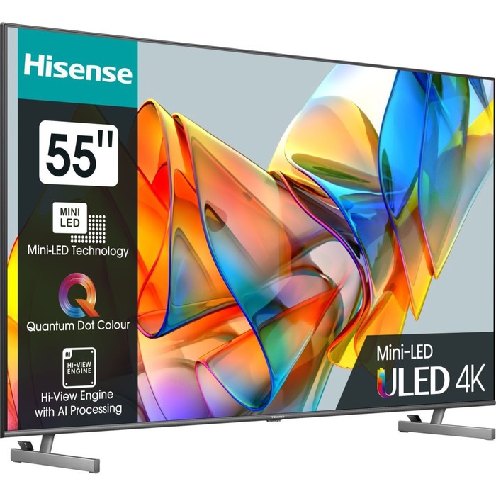 фото Телевизор led hisense 55" 55u6kq темно-серый 4k ultra hd 60hz dvb-t dvb-t2 dvb-c dvb-s dvb- 102953