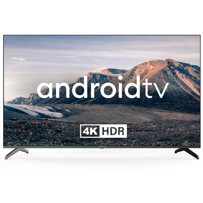 Телевизор LED Hyundai 75 H-LED75BU7006 Android TV Frameless черный 4K Ultra HD 60Hz DVB-T