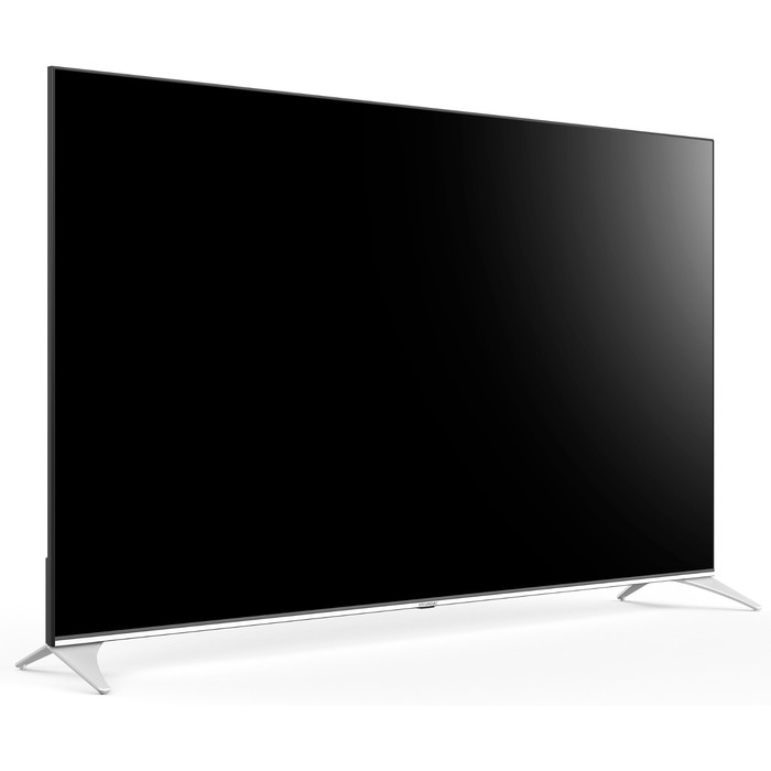 фото Телевизор qled hyundai 75" h-led75qbu7500 android tv frameless черный/серебристый 4k ultra