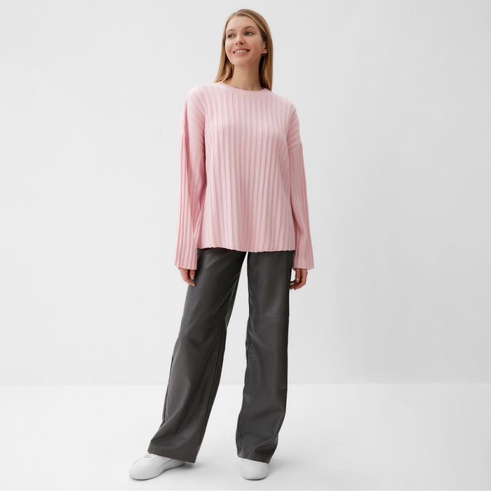 

Джемпер вязаный женский MINAKU:Knitwear collection цвет розовый, р-р 42-44