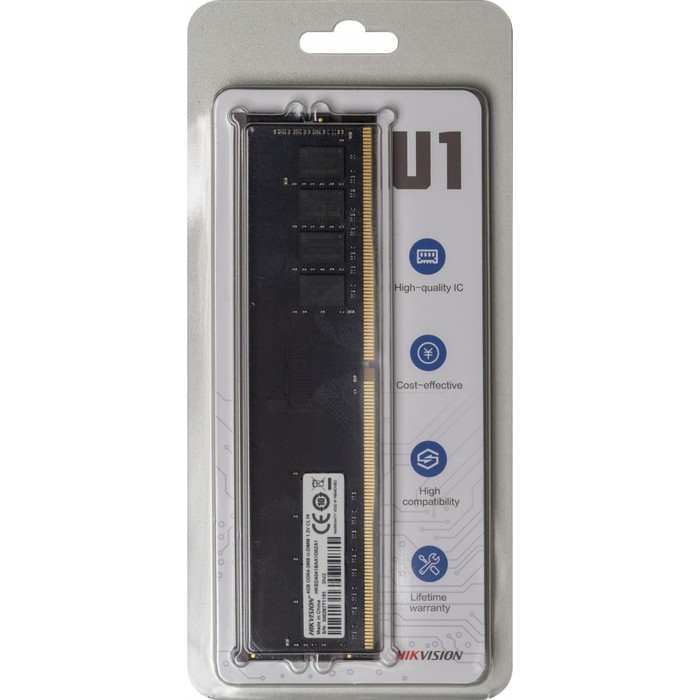 

Память DDR4 4GB 2666MHz Hikvision HKED4041BAA1D0ZA1/4G RTL PC4-21300 CL19 DIMM 288-pin 1.2В 102935