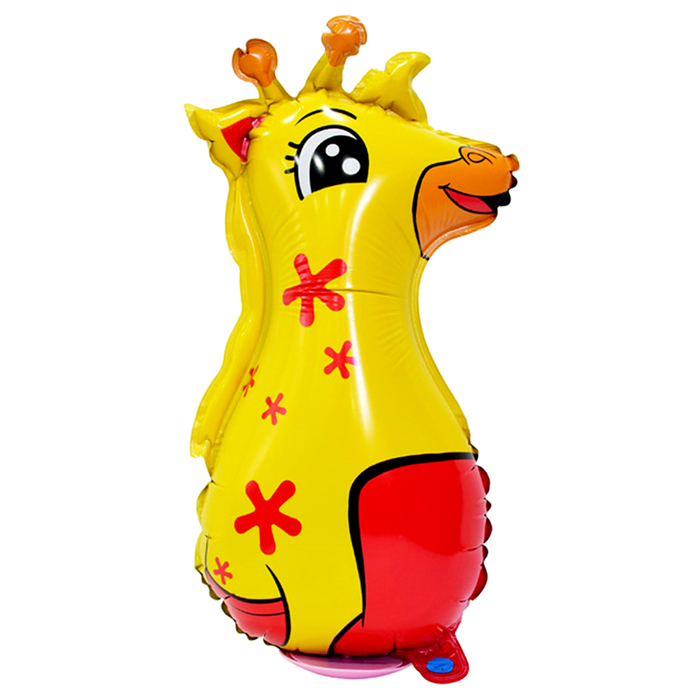 Шар фольгированный 18 «Неваляшка-жираф» шар фольгированный 18 неваляшка жираф