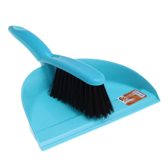 Набор для уборки "Клио", совок и щетка-сметка, цвет МИКС