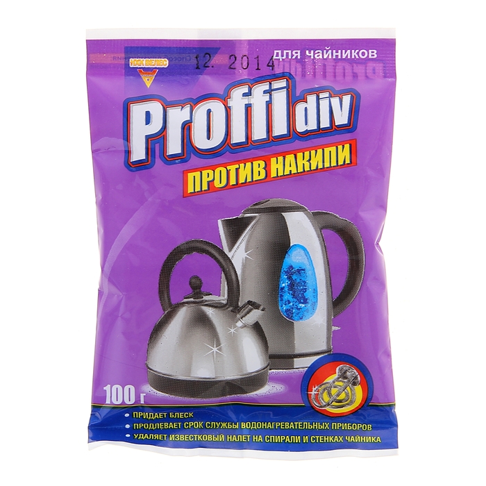 Средство против накипи Proffidiv для чайников, 100 г цена и фото
