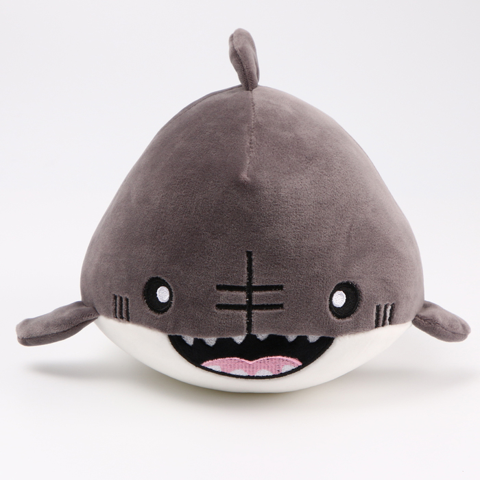 фото Мягкая игрушка «акулёнок», 19 см, цвет серый