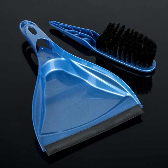 Набор для уборки "Премиум", щетка с совком, цвет МИКС