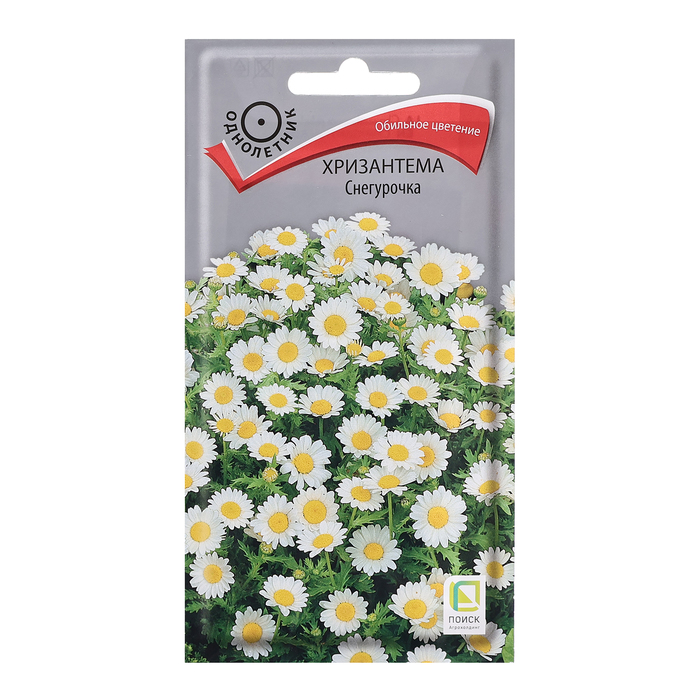 Семена цветов Хризантема Снегурочка, 30шт