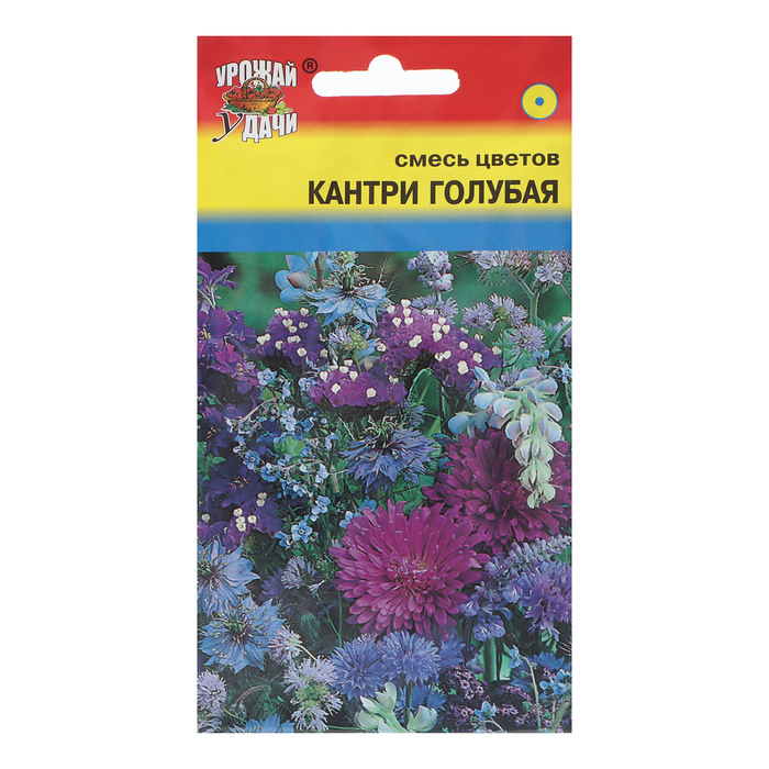 

Семена цветов Кантри, Голубая, Смесь, 0,5 г