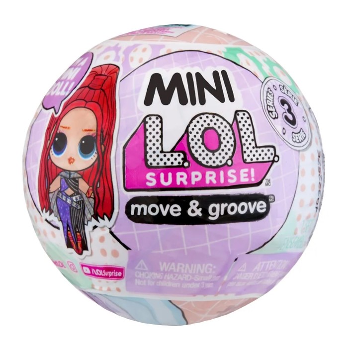 

Кукла в шаре Mini L.O.L. SURPRISE! Move-and-Groove, с аксессуарами