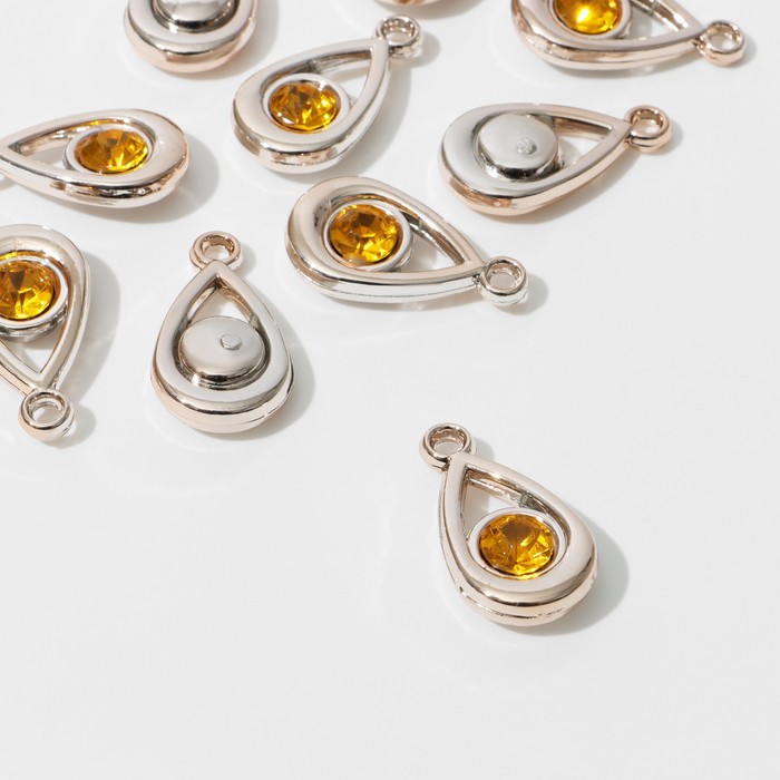 

Подвеска «Капля» 3×1,7×0,7 см, (набор 10 шт.), цвет золото