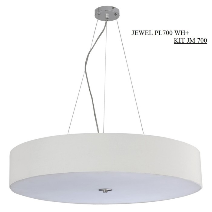 

Светильник потолочный Crystal Lux, Jewel 2110/108, E27, 8х60 Вт, 11х70х70 см, цвет хром