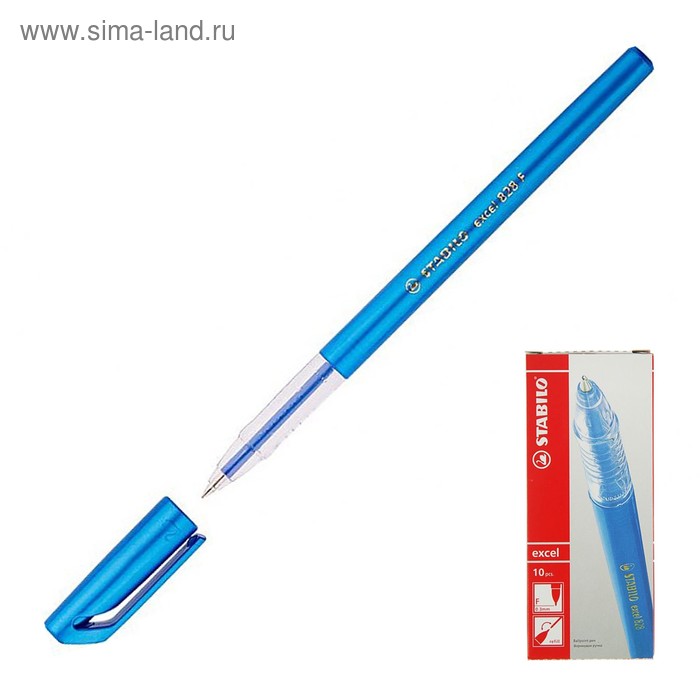 Ручка шариковая Stabilo Excel 828 0.5 мм стержень, синий