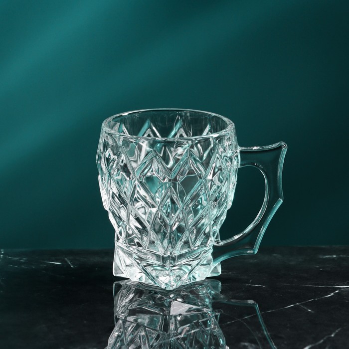 фото Набор кружек стеклянных «алиса», 6 шт, 150 мл, иран авторское стекло