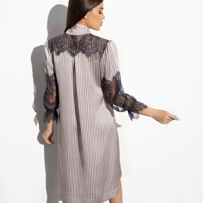 Платье-рубашка женское «Шарм элегантности», размер 52 платье женское светский шарм размер 44