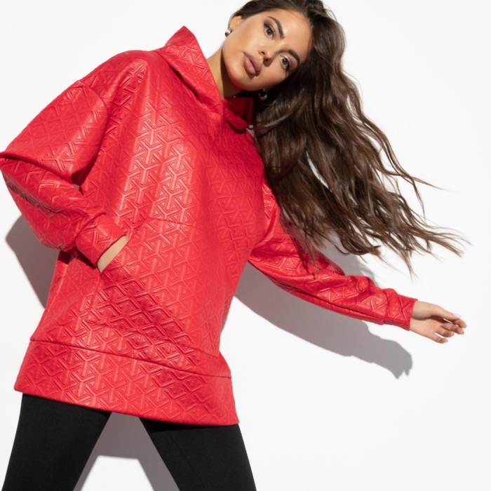 

Худи женское «Модные структуры», размер 52