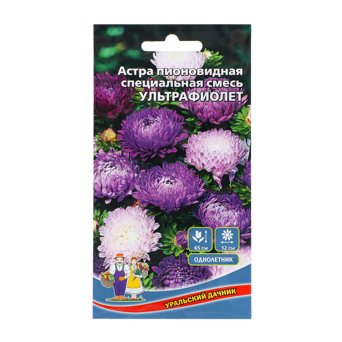 Семена Цветов Астра Ультрафиолет , 0 ,25 г семена цветов астра сиринга пурпурная мантия 0 1 г