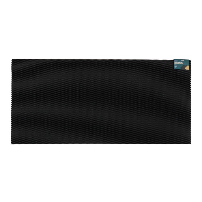 фото Коврик eva универсальный grand caratt, соты 140 х 66 см, черный