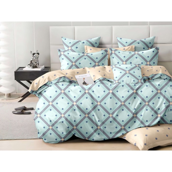 

Постельное бельё 2 сп Pure Cotton, размер 200x220 см, 175x215 см, 70x70 см - 2 шт