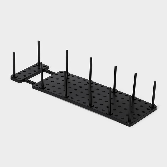 фото Органайзер для ящиков с регулировкой размера, 45×15×10 см, цвет чёрный