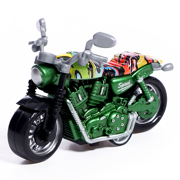 Мотоцикл металлический «Чоппер», цвет МИКС конструктор sembo block 701206 мотоцикл чоппер 317 деталей