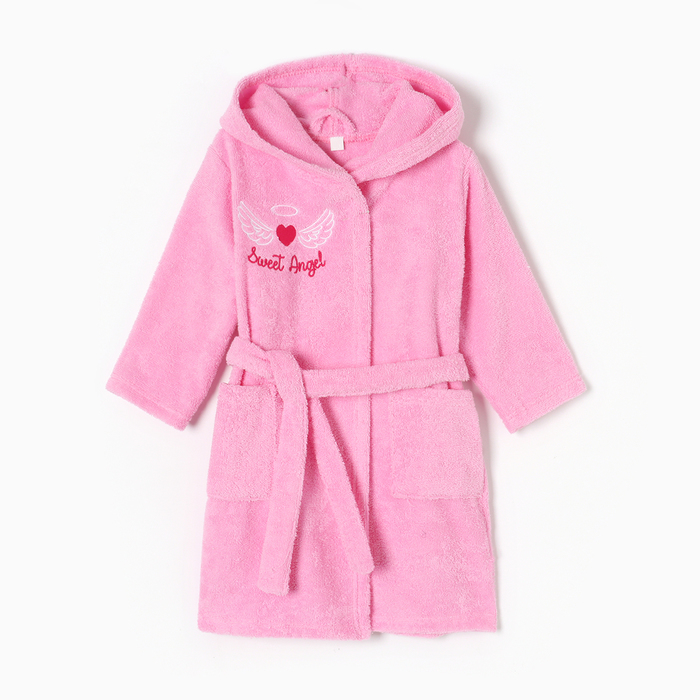 

Халат махровый детский Sweet angel р-р 32 (110-116 см), розовый