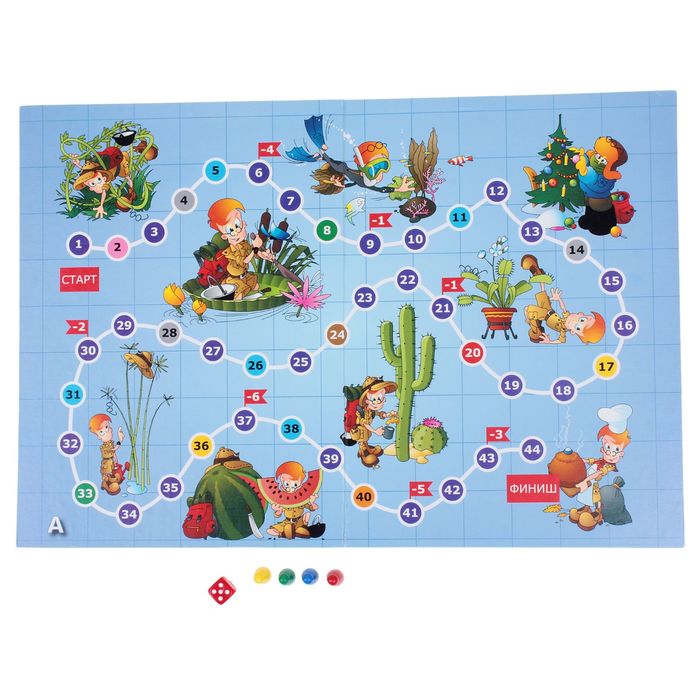 Настольная игра-викторина "Твой кругозор: Царство растений"