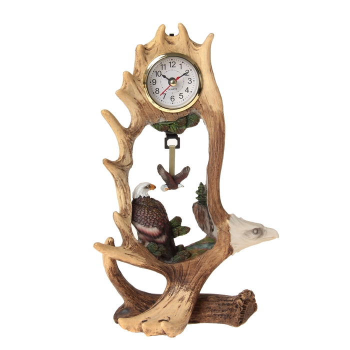 Часы настольные "Мудрый орел"