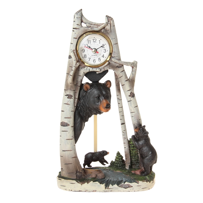 Часы настольные "Мишки в лесу"