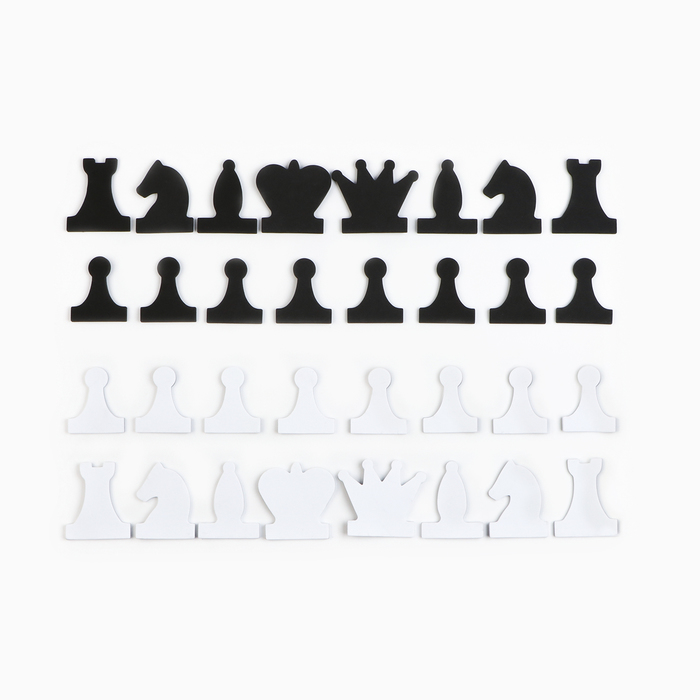 цена Набор магнитных фигур для демонстрационных шахмат, фигура 8 х 8 см