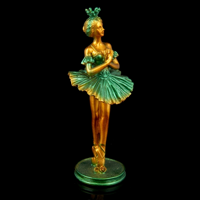 Сувенир "Балерина в зелёной пачке"
